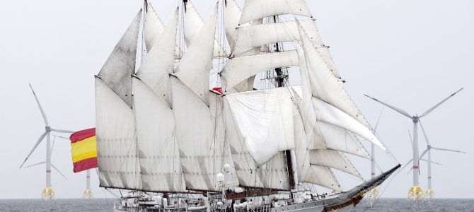 Nuestro parque eólico en el mar Báltico recibe una visita muy especial Nuestro parque eólico en el mar Báltico recibe una visita muy especial